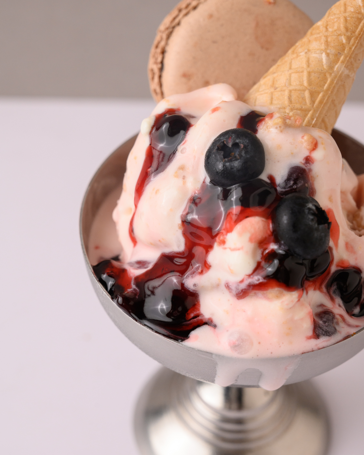 Blueberry cheesecake Gelato